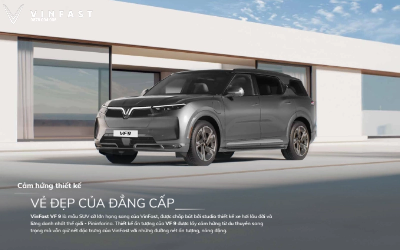 vinfast vf9 kiểu dáng thiết kế